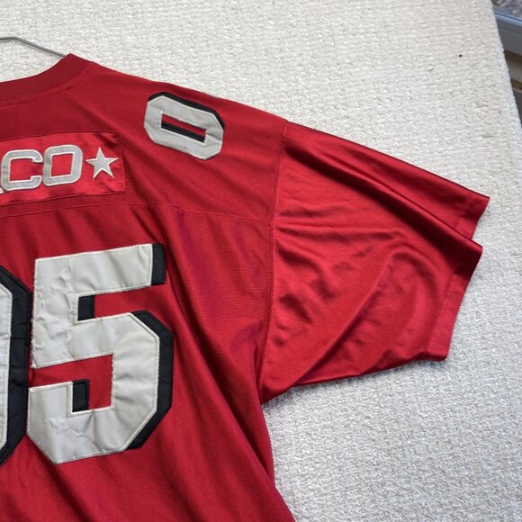 VTG Exco Sport Athletic Y2K Baggy Hip Hop Football Jersey Men Sz XL Red / Silver - Picture 13 of 15